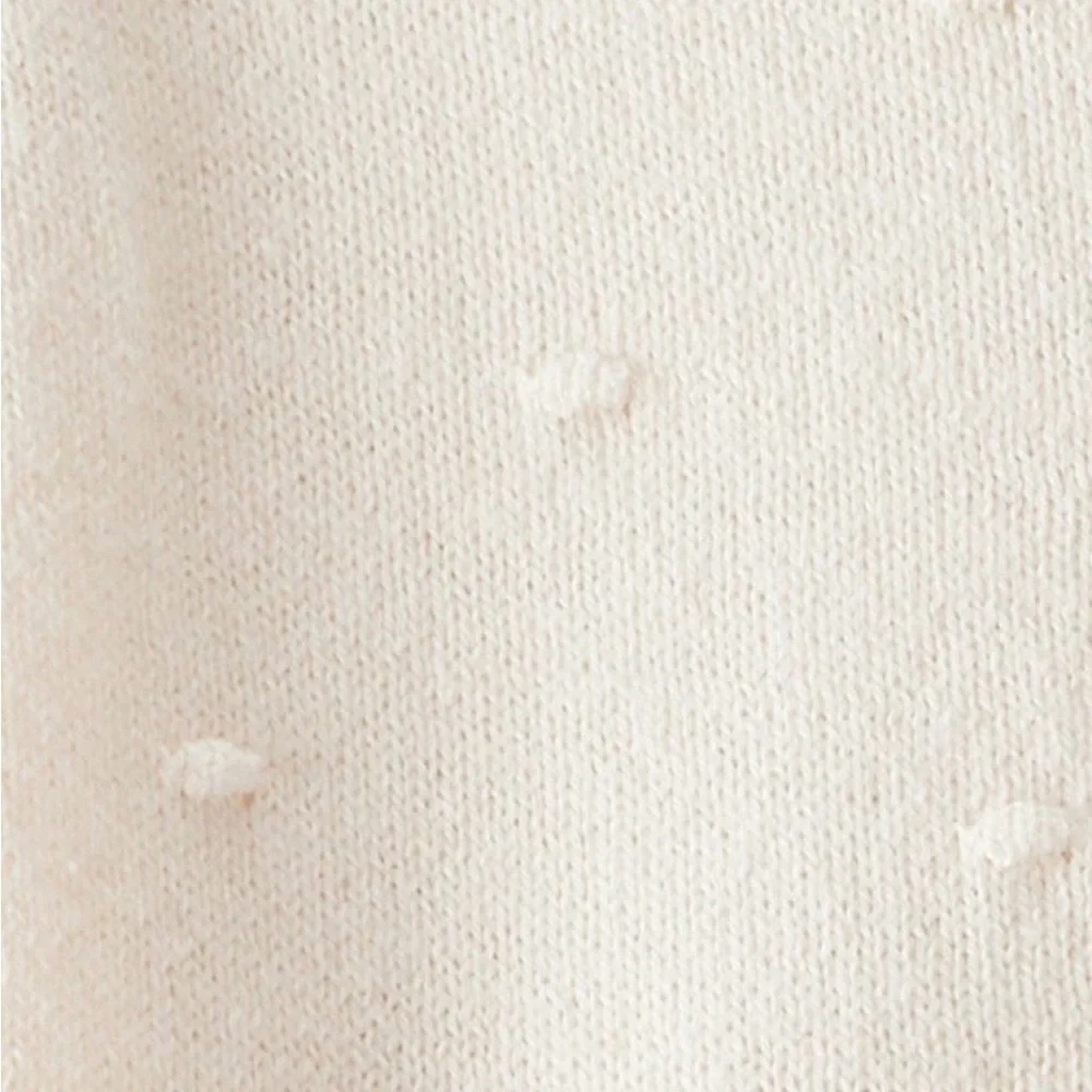 Carter’s Cream Baby Romper with Ruffle Sleeves | 6 Months